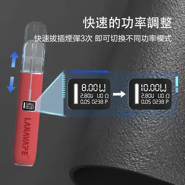 lana皮革主機LANA電子煙主機通用一代煙彈【台灣現貨】